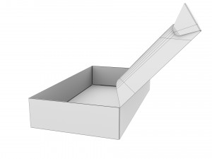Cardboard box 01 3Dモデル