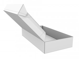 Cardboard box 01 3Dモデル