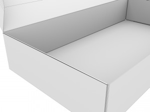 Cardboard box 01 3Dモデル
