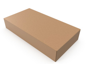 Cardboard box 02 3D Модель