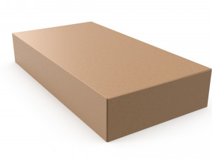 Cardboard box 02 3D Модель