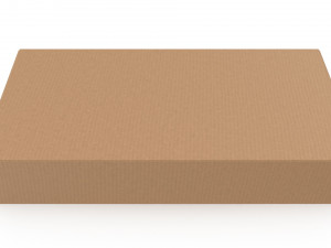 Cardboard box 02 3D Модель