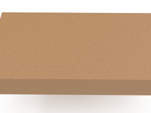 Cardboard box 02 3D Модель