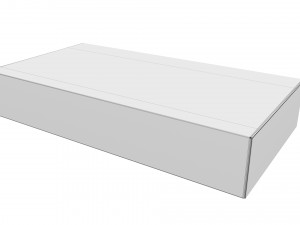 Cardboard box 02 3D Модель