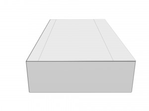 Cardboard box 02 3D Модель