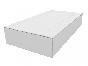 Cardboard box 02 3D Модель