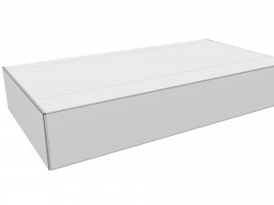 Cardboard box 02 3D Модель