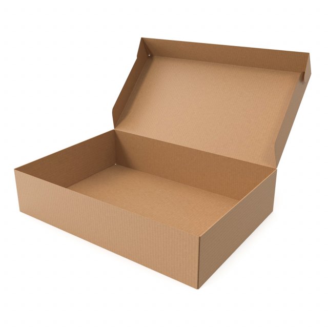 Cardboard box 03 3Dモデル .c4d .max .obj .3ds .fbx .stl .blend 