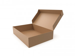 Cardboard box 03 3Dモデル