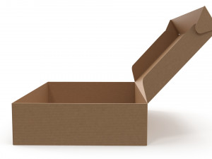 Cardboard box 03 3Dモデル