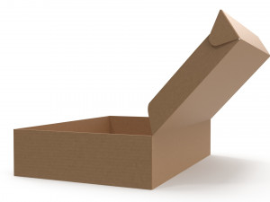 Cardboard box 03 3Dモデル