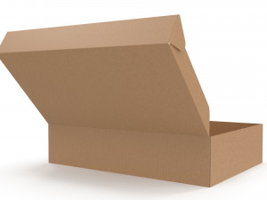 Cardboard box 03 3Dモデル