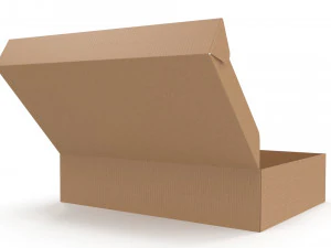 Karton kutu 03 3D Model