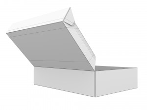 Cardboard box 03 3Dモデル