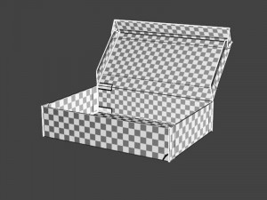 Cardboard box 03 3Dモデル