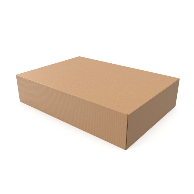 Cardboard box 04 3Dモデル .c4d .max .obj .3ds .fbx .stl .blend 