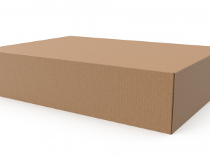 Cardboard box 04 3Dモデル