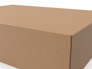 Cardboard box 04 3Dモデル