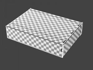 Cardboard box 04 3Dモデル