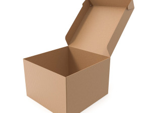 Cardboard box 05 3D Models