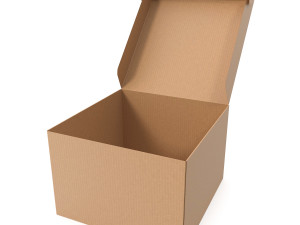 Cardboard box 05 3D-Modell