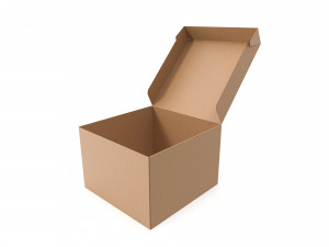Cardboard box 05 3D-Modell