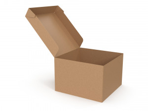 Cardboard box 05 3D-Modell