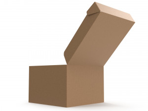 Cardboard box 05 3D-Modell