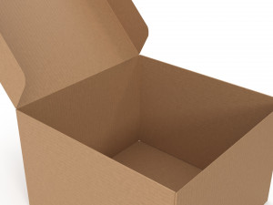 Cardboard box 05 3D-Modell