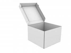 Cardboard box 05 3D-Modell