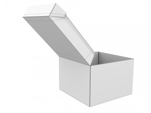 Cardboard box 05 3D-Modell