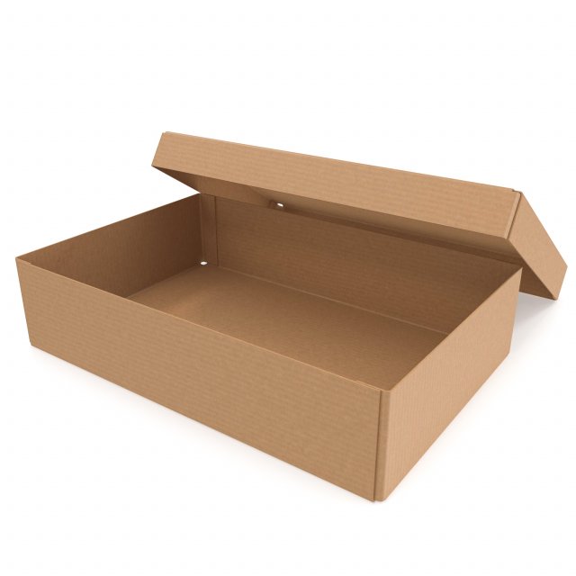 Cardboard box 06 3D मॉडल .c4d .max .obj .3ds .fbx .stl .blend 