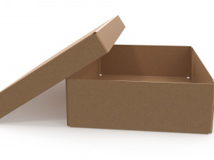Cardboard box 06 3D मॉडल