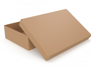 Cardboard box 06 3D मॉडल