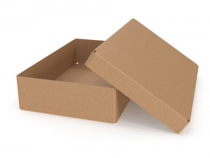 Cardboard box 06 3D मॉडल