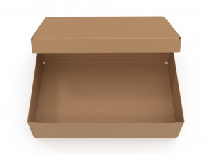 Cardboard box 06 3D मॉडल
