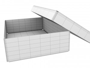 Cardboard box 06 3D मॉडल