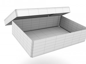 Cardboard box 06 3D मॉडल