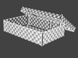 Cardboard box 06 3D Model