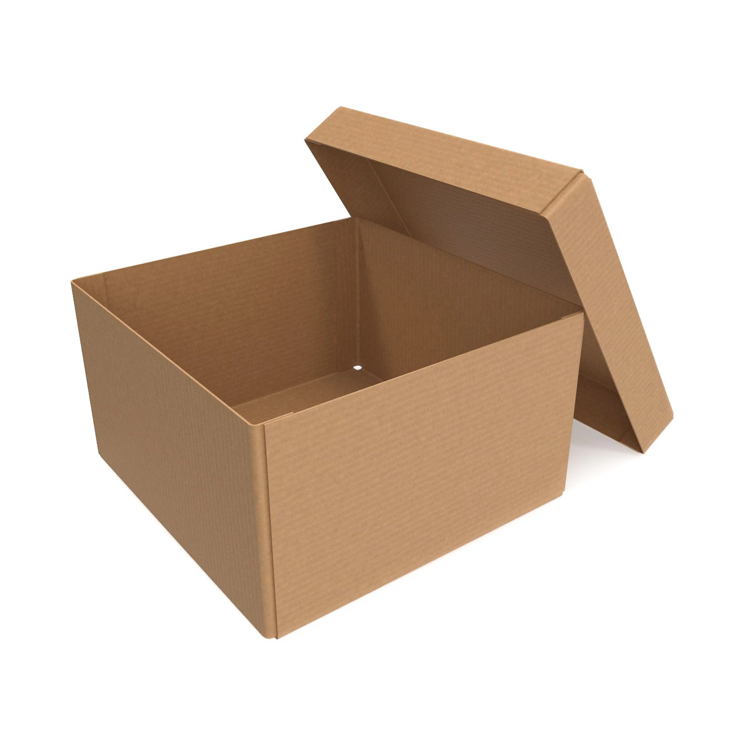 Cardboard box 07 3D Model .c4d .max .obj .3ds .fbx .stl .blend