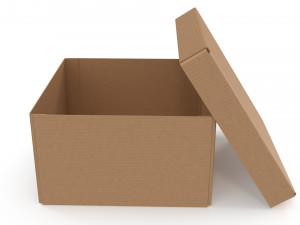 Cardboard box 07 3D 모델