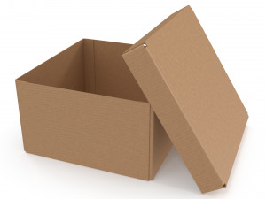 Cardboard box 07 3D 모델