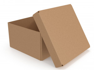 Cardboard box 07 3D 모델