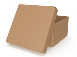 Cardboard box 07 3D 모델