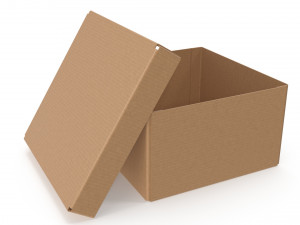 Cardboard box 07 3D 모델
