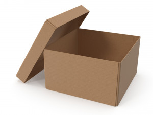 Cardboard box 07 3D 모델