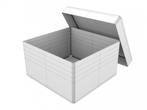 Cardboard box 07 3D 모델