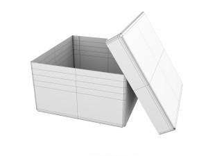 Cardboard box 07 3D 모델