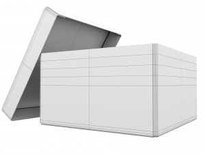 Cardboard box 07 3D 모델
