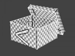 Cardboard box 07 3D 모델